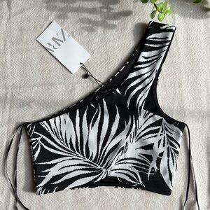 NWT Zara asymmetrical Top